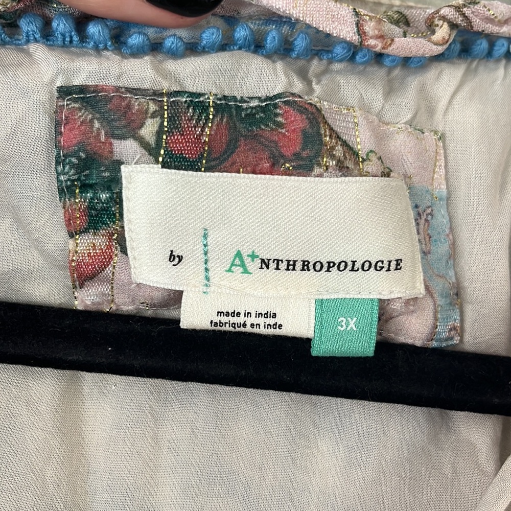 Anthropologie Cressida Midi Dress- Size 3X - Picture 9 of 10